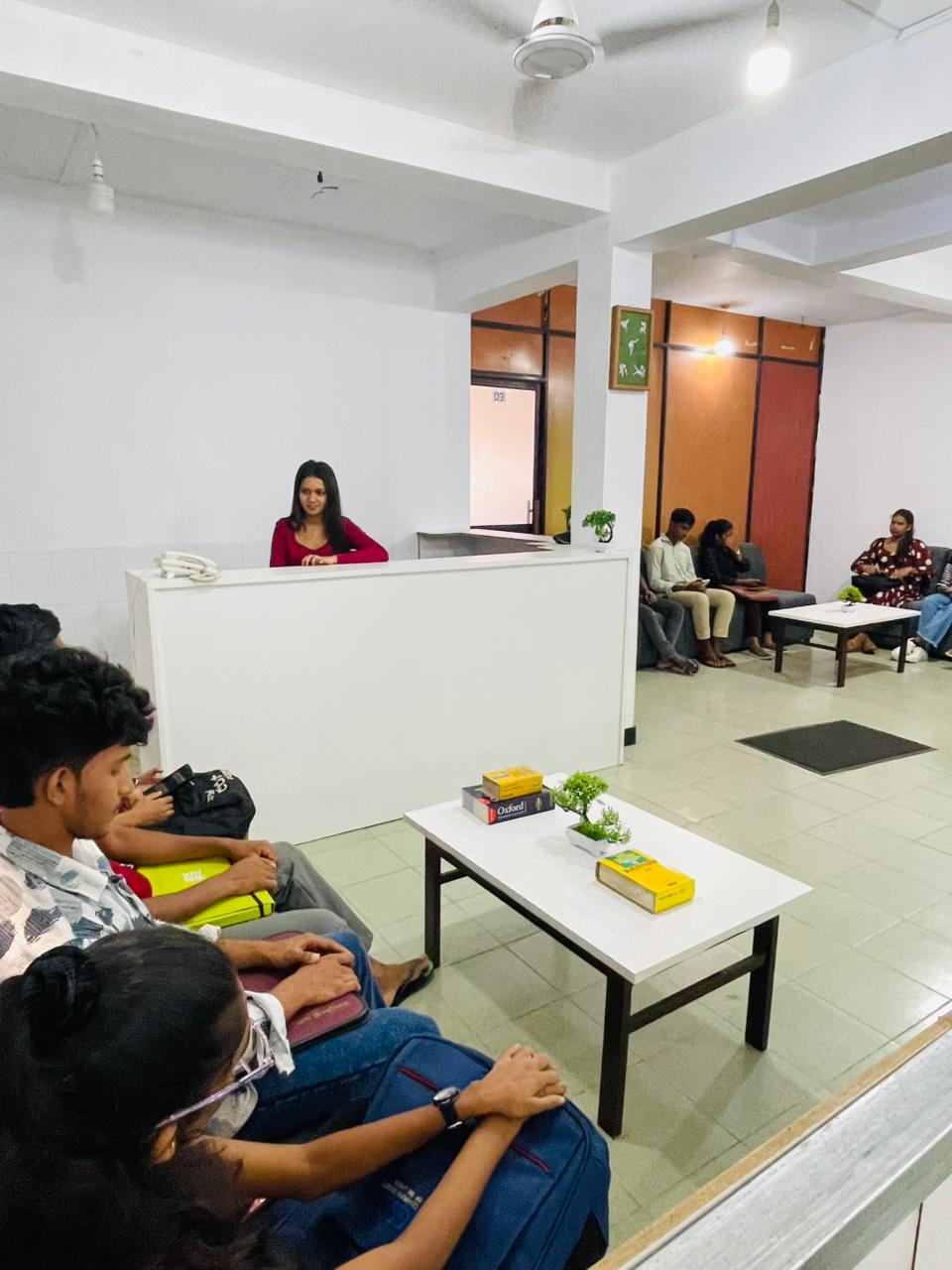 Office reception area