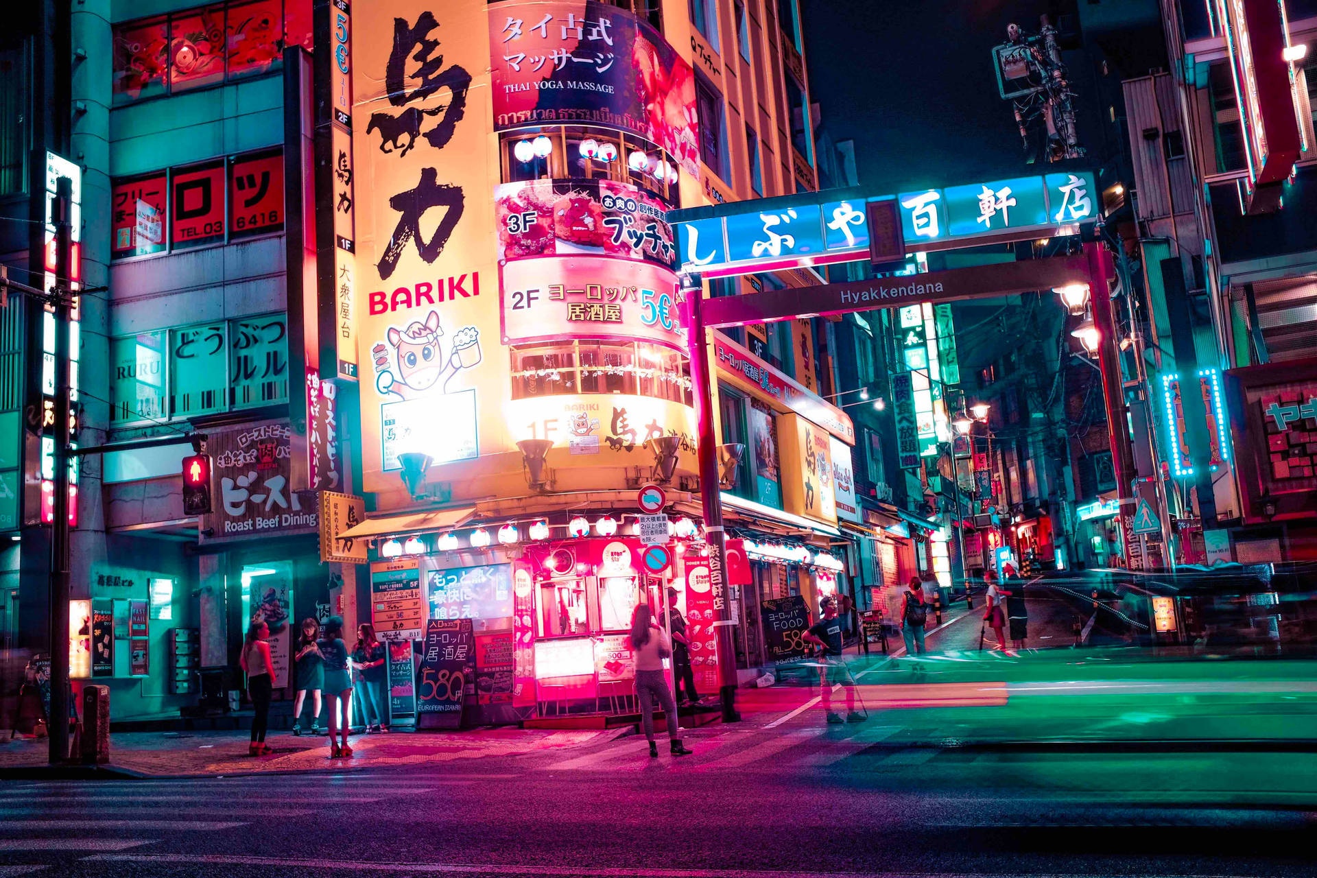 Tokyo neon street